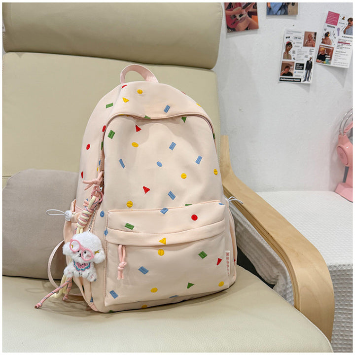 Lustige gemusterte Freizeit-Rucksack