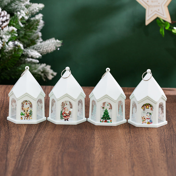 LED Weihnachtslaterne mit nostalgischem Design
