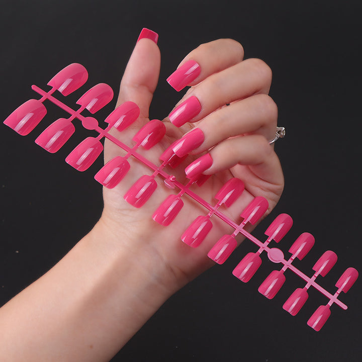 Natürliche glänzende Press-On-Nagelspitzen Karnz