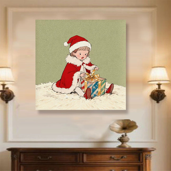 Vintage Weihnachten Wandkunst