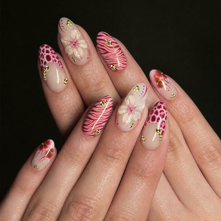 Floral Design Press-On Nagelset Karnz 1788495338
