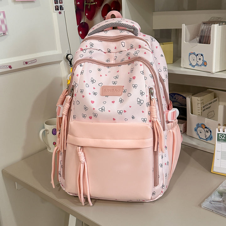 Verspielt Bogen-Verzierte Stylische Rucksack Karnz