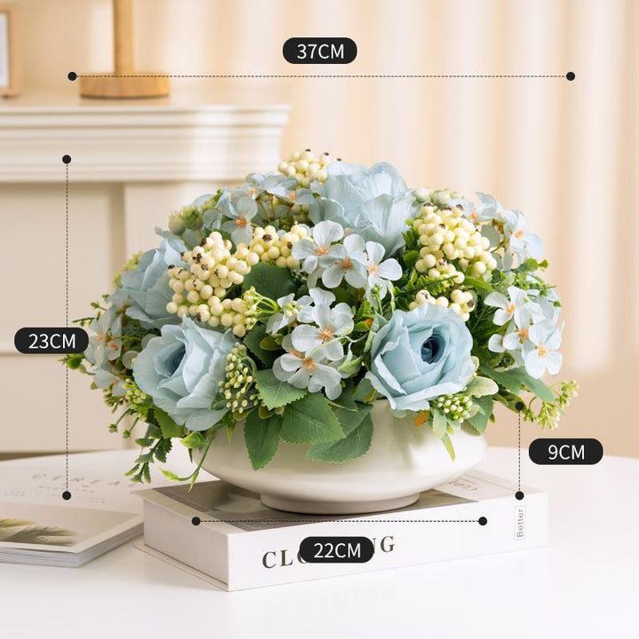 Lebensechte dekorative Blumenmittelstück