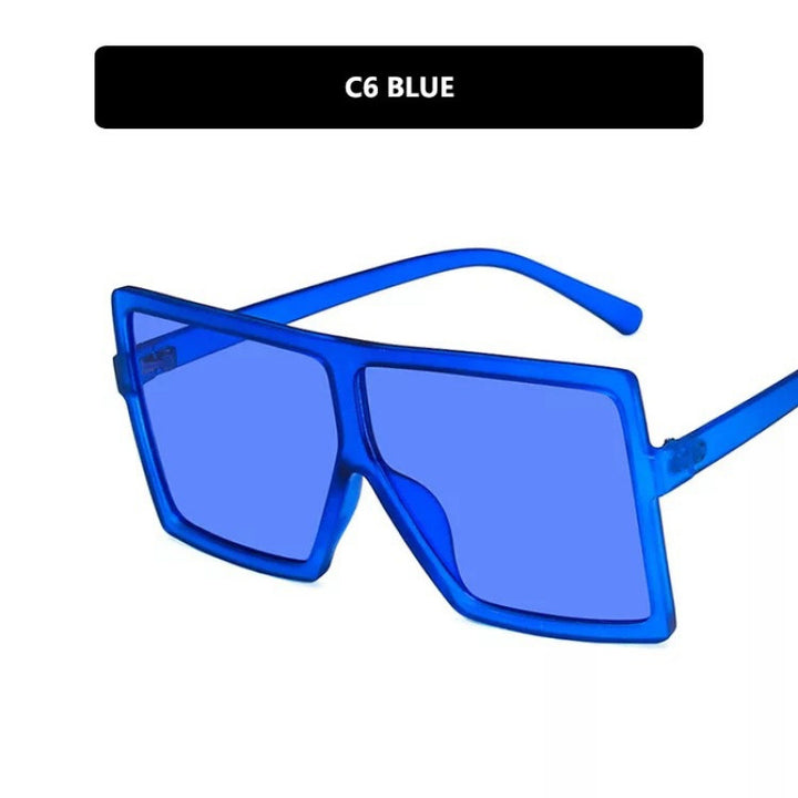 Damen stilvolle oversized Sonnenbrille im eleganten Quadratdesign Karnz
