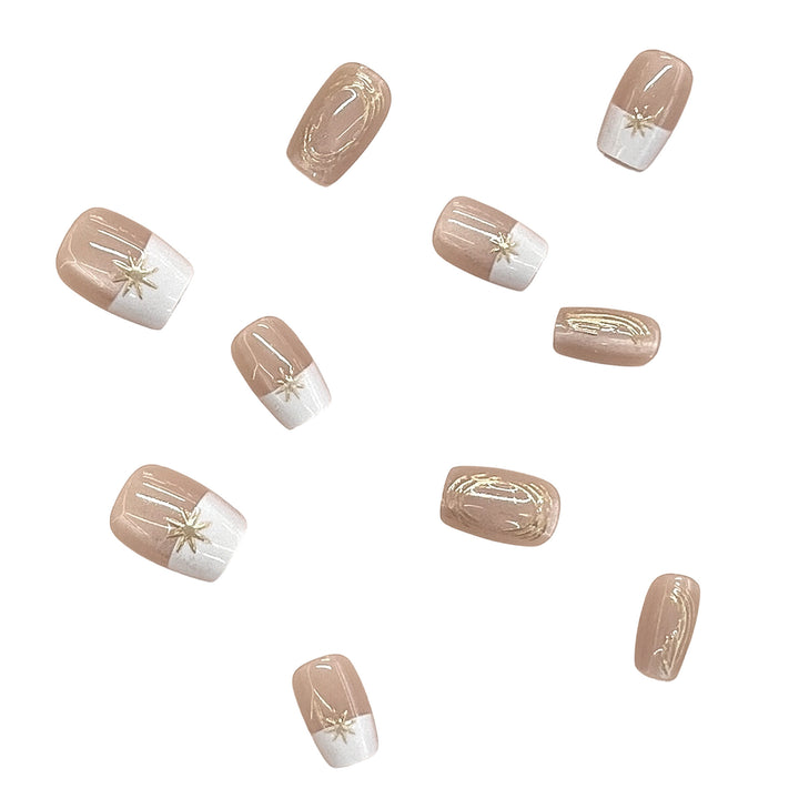 Elegantes Press-On Nagelset Karnz