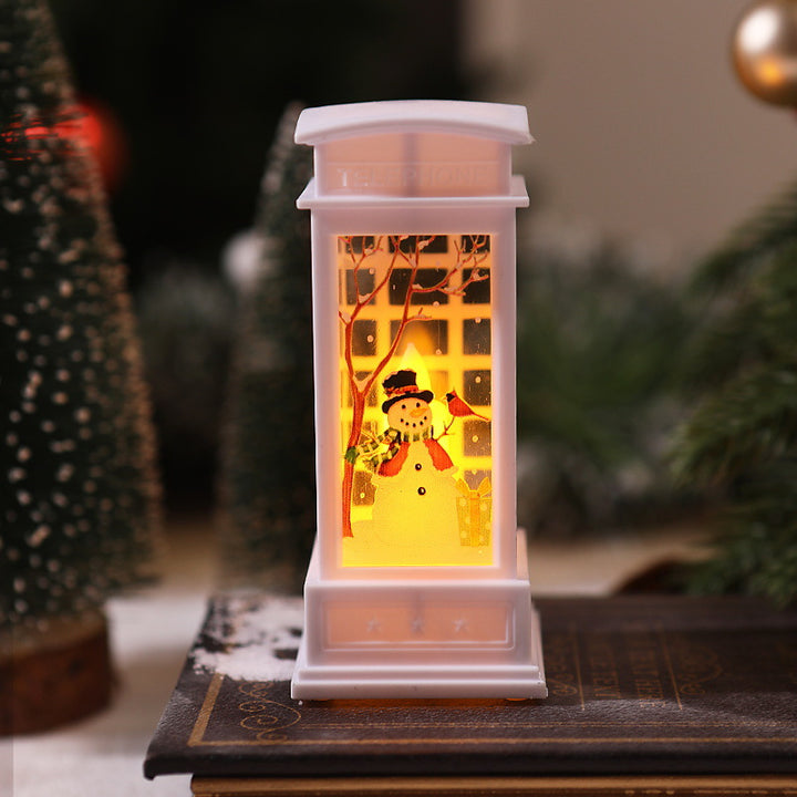 Nostalgische Weihnachtslaterne mit LED-Leuchte Karnz