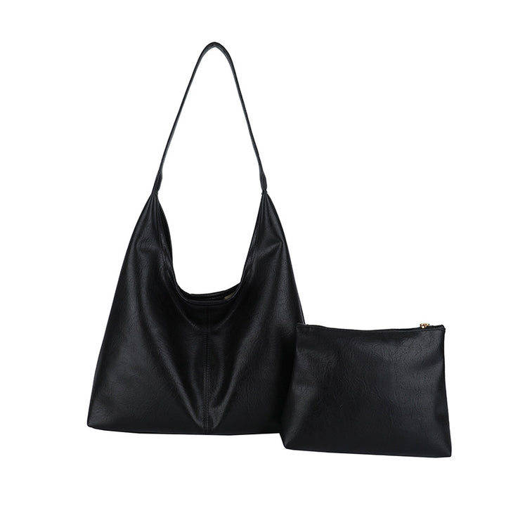 Zeitgenössische Leder Schultertasche Karnz