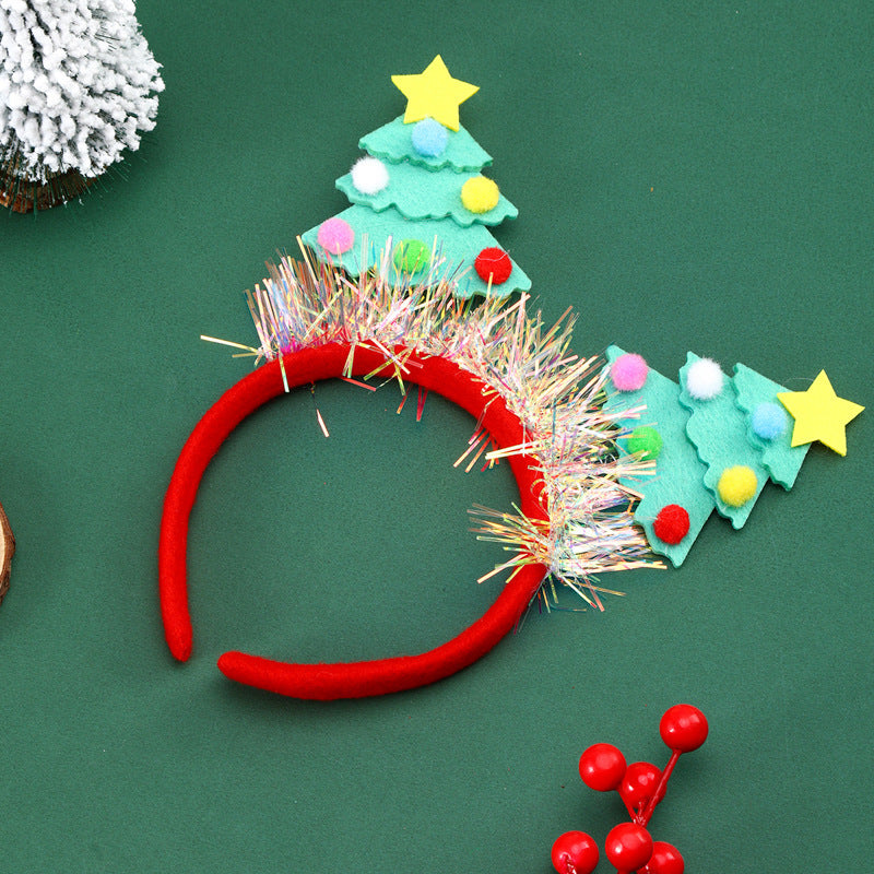 Festlicher Weihnachtsbaum-Haarreifen Karnz