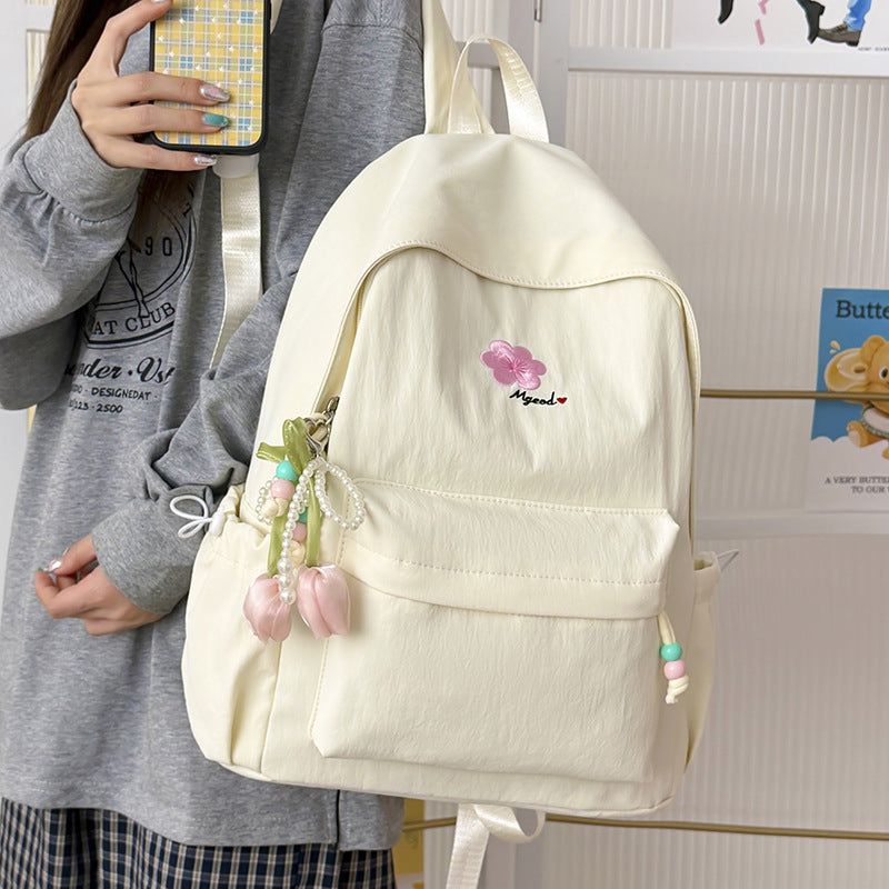Elegante Floral Verzierte Rucksack Karnz