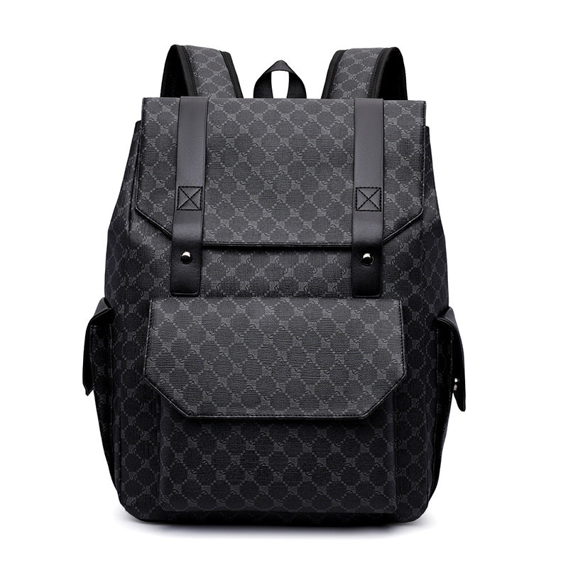 Stylische Schachbrettmuster-Rucksack