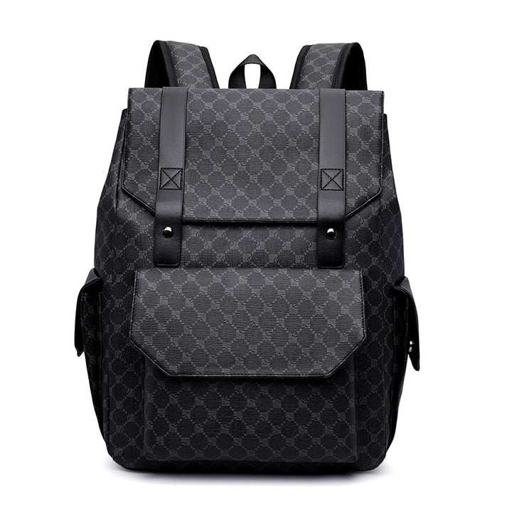 Stylische Schachbrettmuster-Rucksack