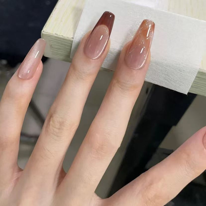 Gradient Press-On Nail Extensions