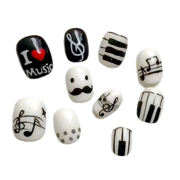 Themenhafte Press-On Nagelkunst Karnz