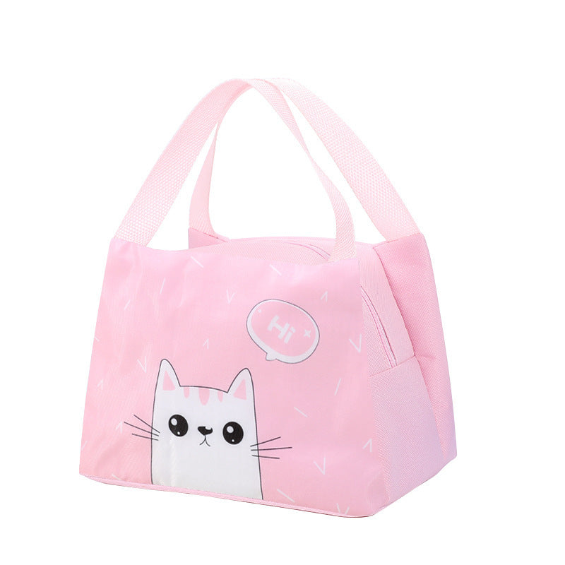 Süße katzenmotivierte isolierte Lunch Tasche