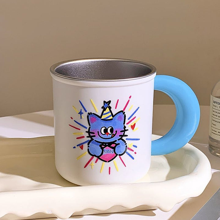 Keramiktasse mit Verspieltem Tierdesign Karnz