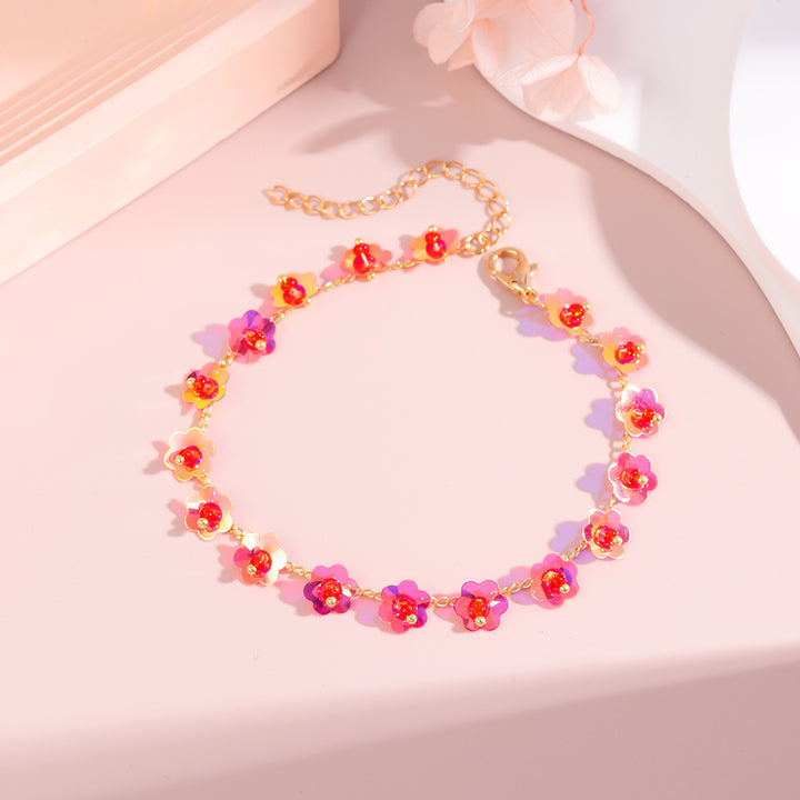 Blumen Statement Halskette Karnz