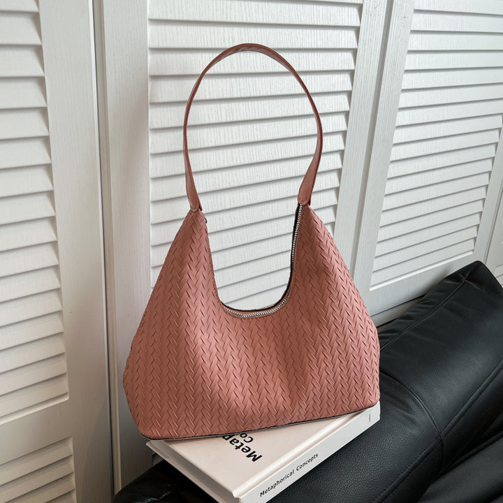 Texturierte Gewebte Schultertasche Karnz