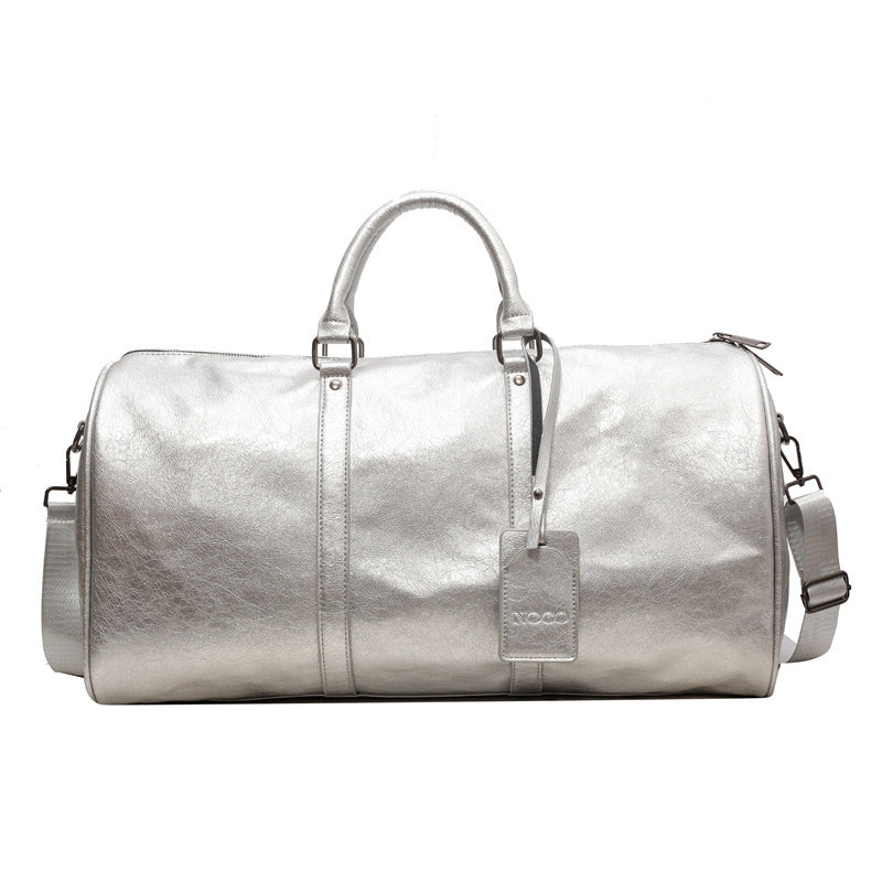 Premium Leder Wochenende Duffle Bag