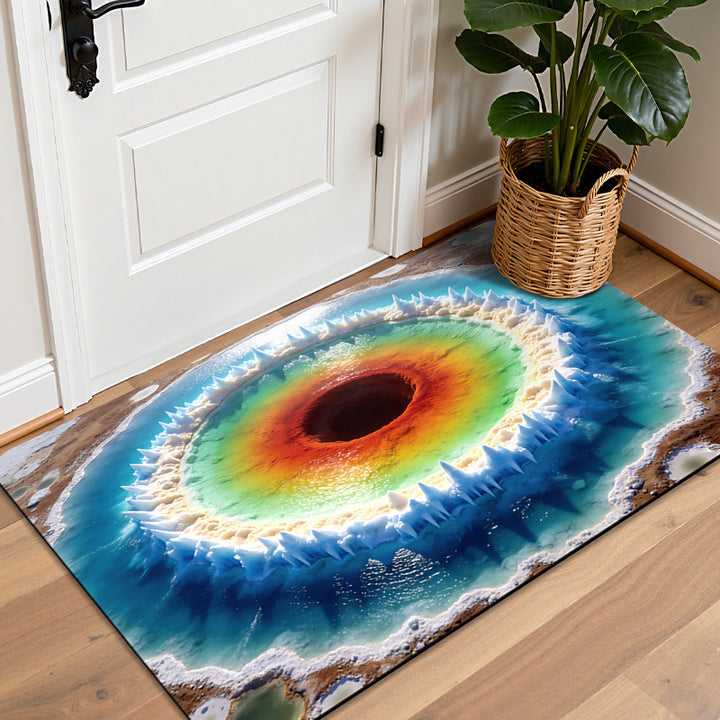 3D Illusion Dekorativer Eingangsbereich Teppich