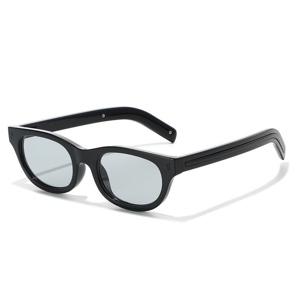 Retro-inspirierte Schildpatt Katzenaugen-Sonnenbrille Karnz