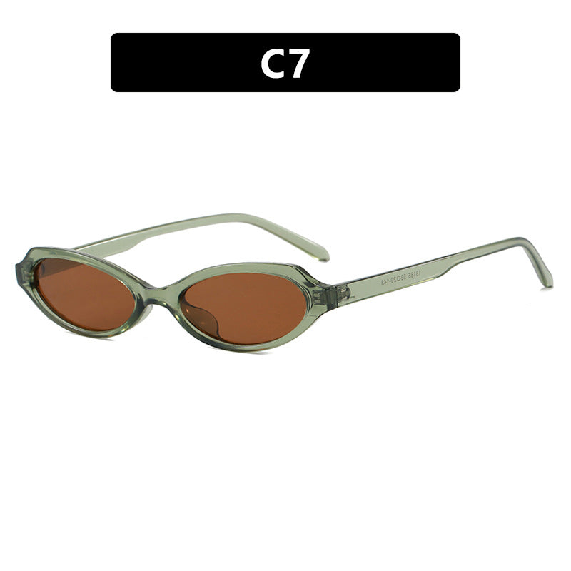 Damen elegante Sonnenbrille im stylischen Ovaldesign Karnz