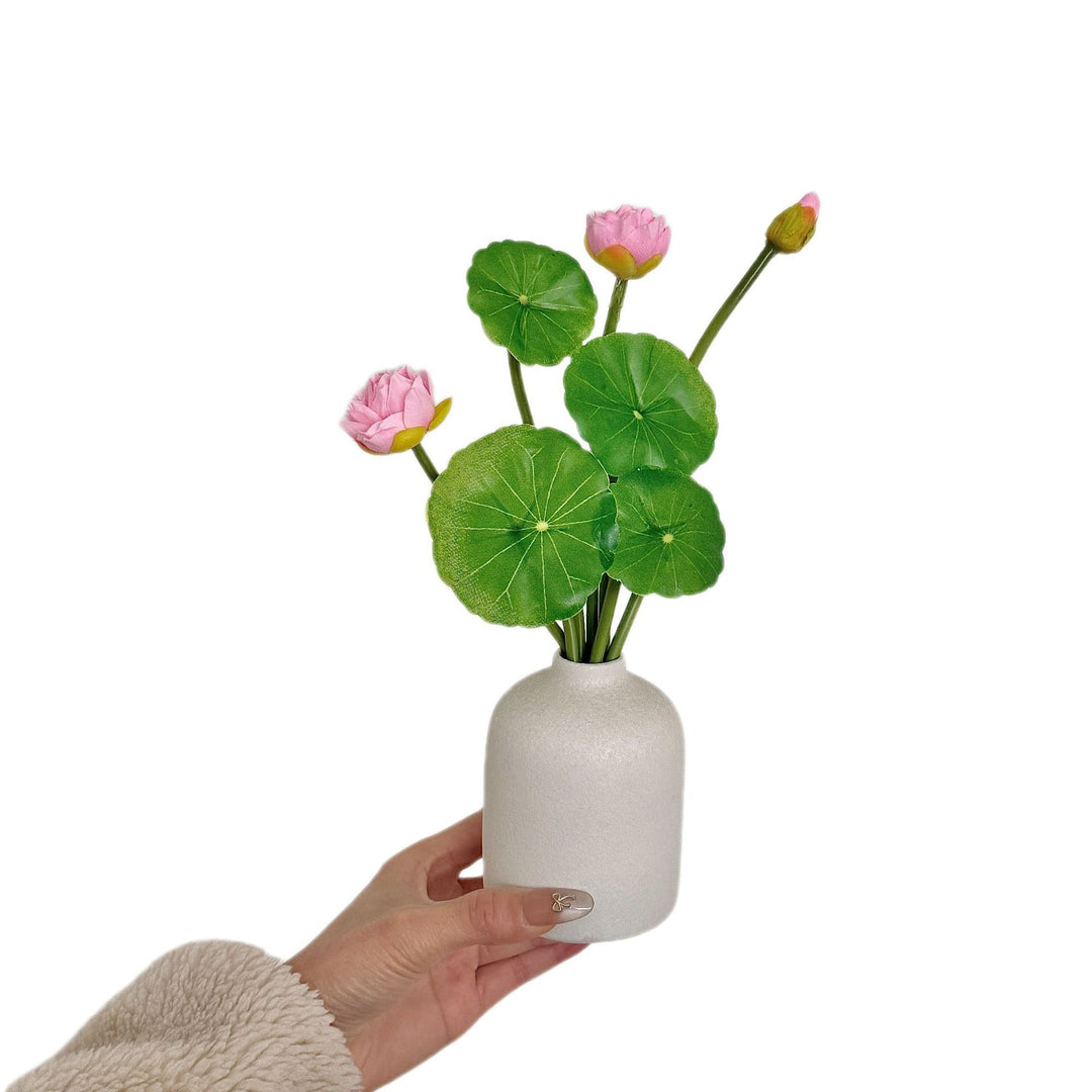 Künstlicher Lotusblumenstrauß Karnz