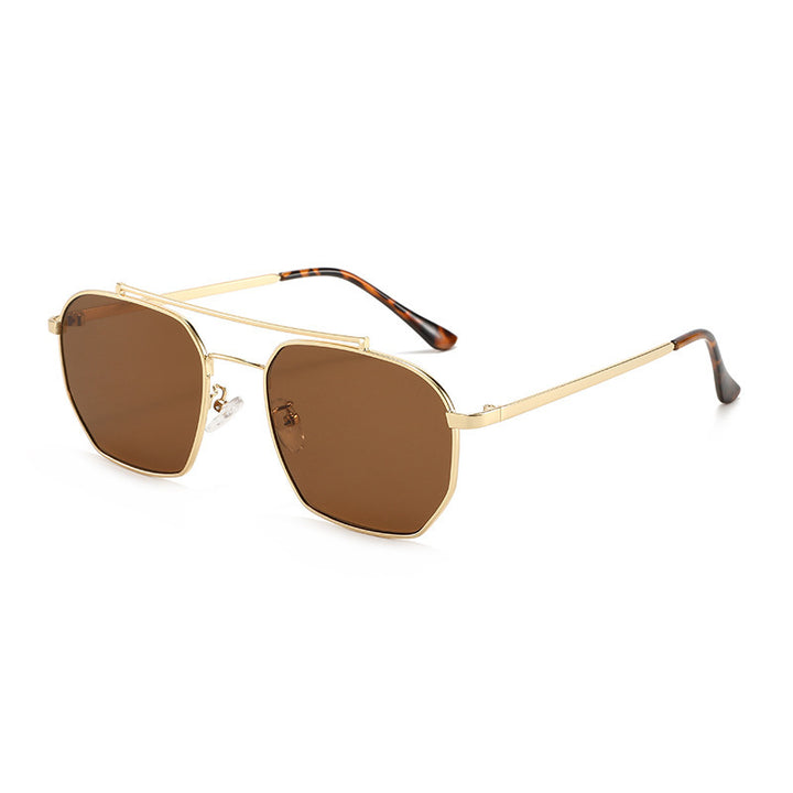 Modisch-futuristische eckige Sonnenbrille Karnz