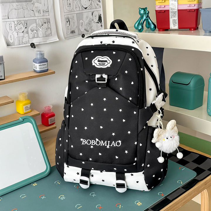 Stylischer Schulrucksack mit Sternenmuster Karnz