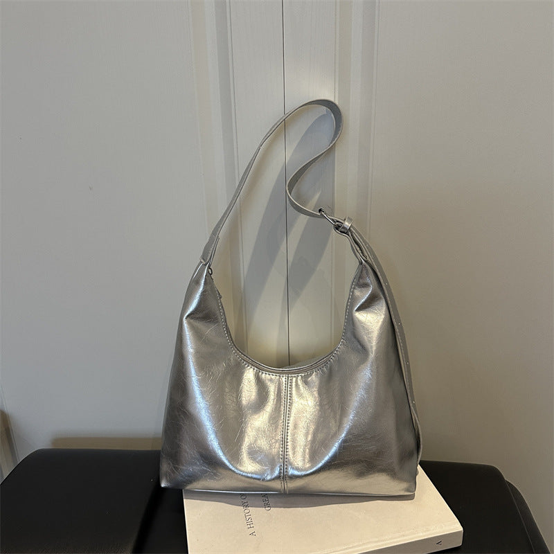 Zeitgenössische weiche Leder Hobo Tasche