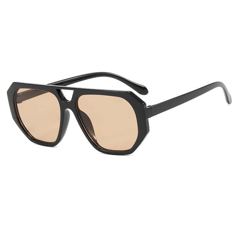 Damen Sonnenbrille im modischen Hexagon-Design mit UV-Schutz Karnz