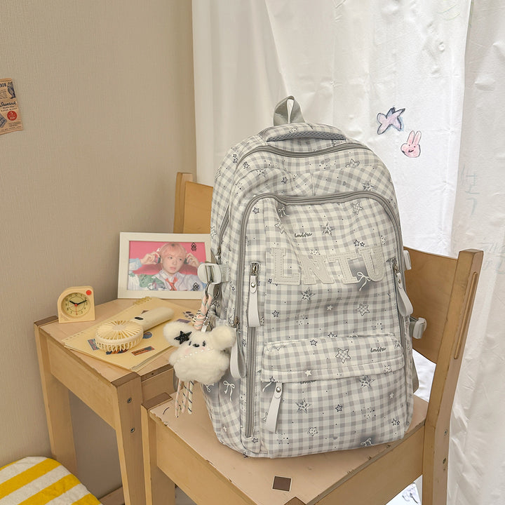 Verspielter Rucksack mit Mehrfachfächern Design Karnz