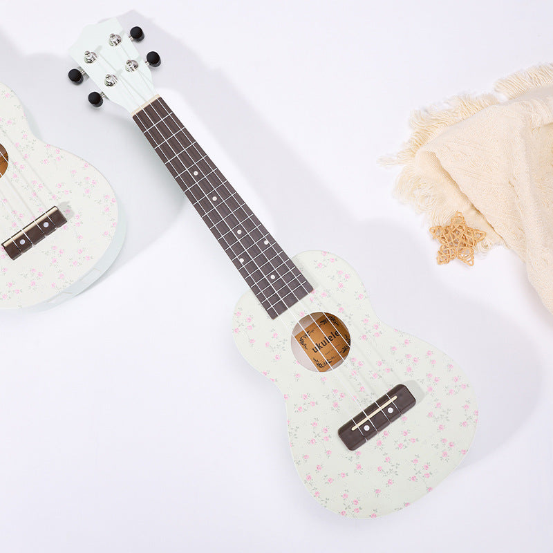 Blumenmuster Ukulele Karnz
