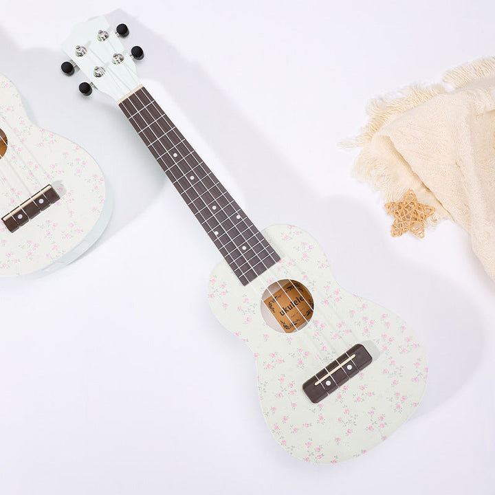 Blumenmuster Ukulele Karnz