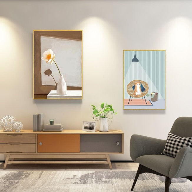 Moderne Geometrische Wandkunst
