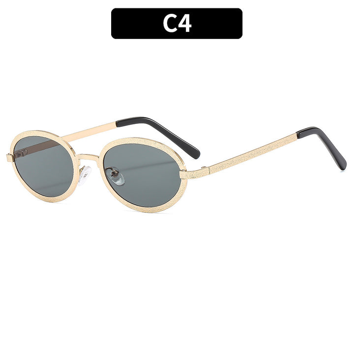 Vintage ovale Sonnenbrille