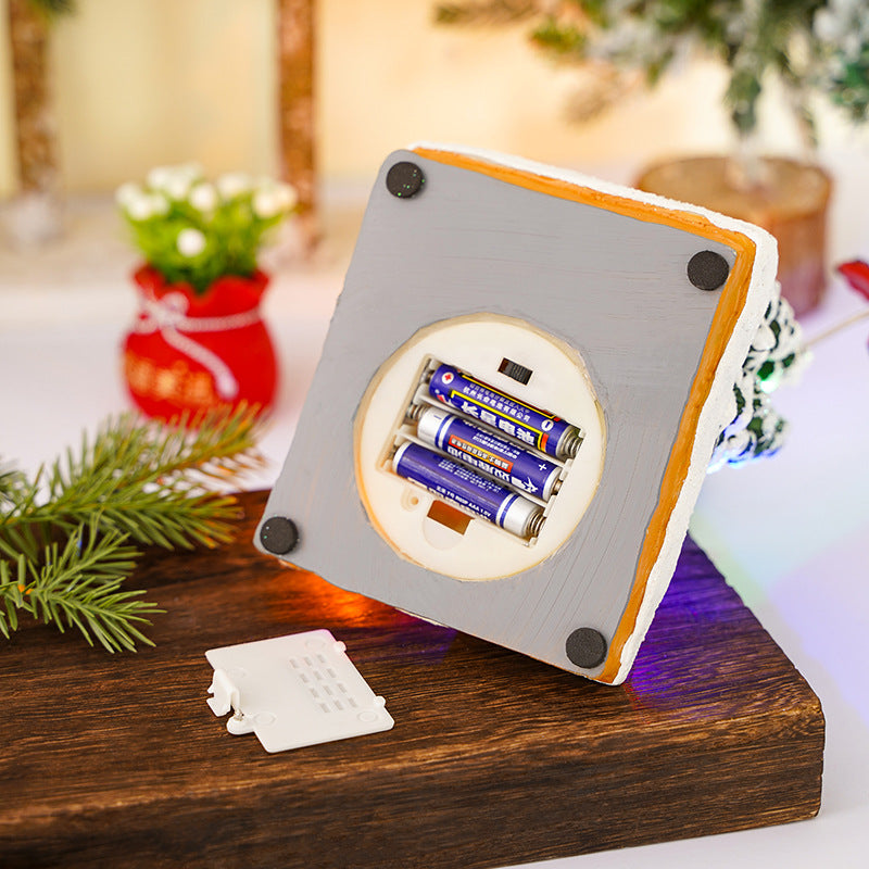Nostalgische Weihnachtsdorf-Dekoration Karnz