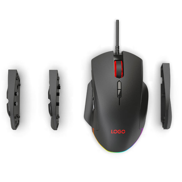 Gaming Maus mit Anpassbaren Seitentasten Karnz