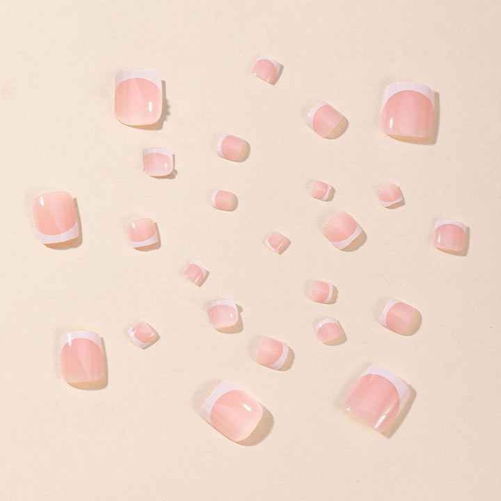 French Tip Gel Nagelkunst Karnz