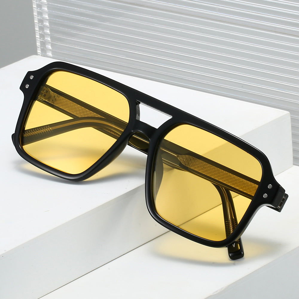 Damen Modische Sonnenbrille im eleganten Schildpatt-Design Karnz