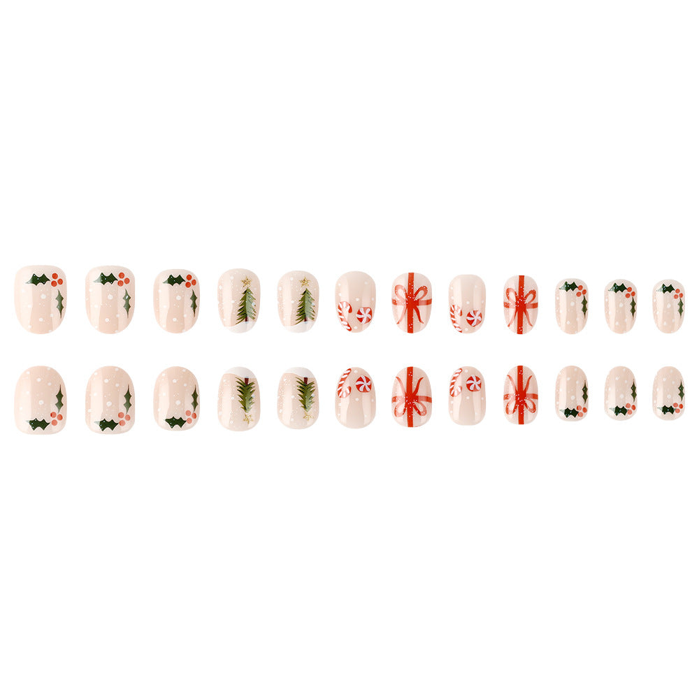 Festlich Gestaltetes Weihnachtsnagelkunstset Karnz