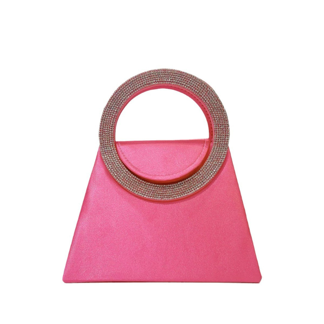 Elegante Handtasche mit Strassgriffen