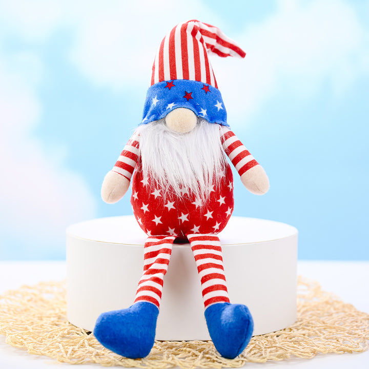 Dekorative patriotische Gnom-Figur Schüssel