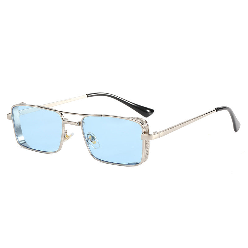 Damen modische rechteckige Sonnenbrille mit luxuriösem Rahmen Karnz