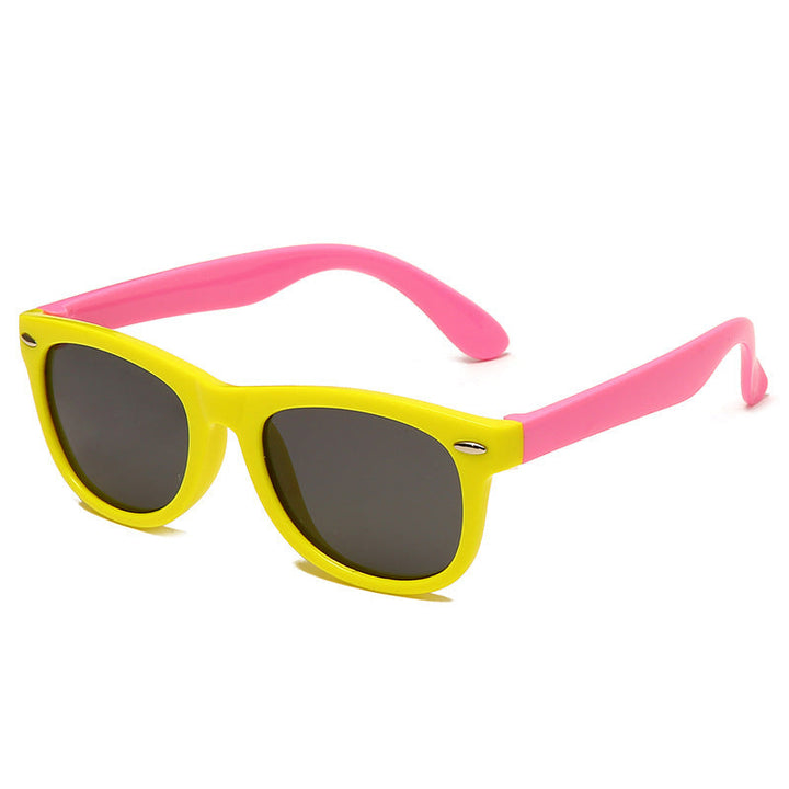 Karnz | Kinder Flex Sonnenbrille mit flexiblem und robustem Rahmen