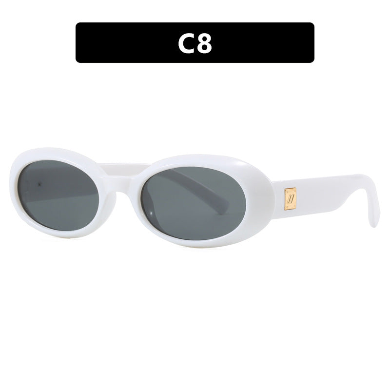 Damen exklusive Sonnenbrille im eleganten Ovaldesign Karnz