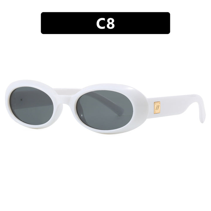 Damen exklusive Sonnenbrille im eleganten Ovaldesign Karnz