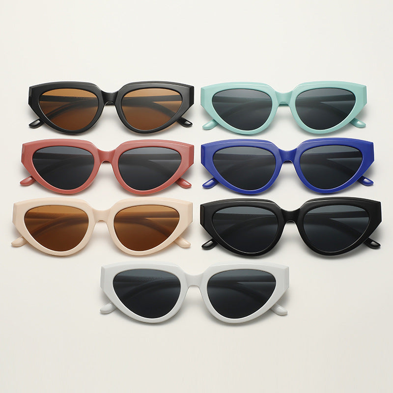 Damen stylische Cat-Eye Sunglasses mit strapazierfähigem Kunststoffrahmen Karnz