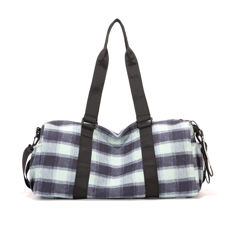 Stylischer karierten Gym Duffle Bag Karnz