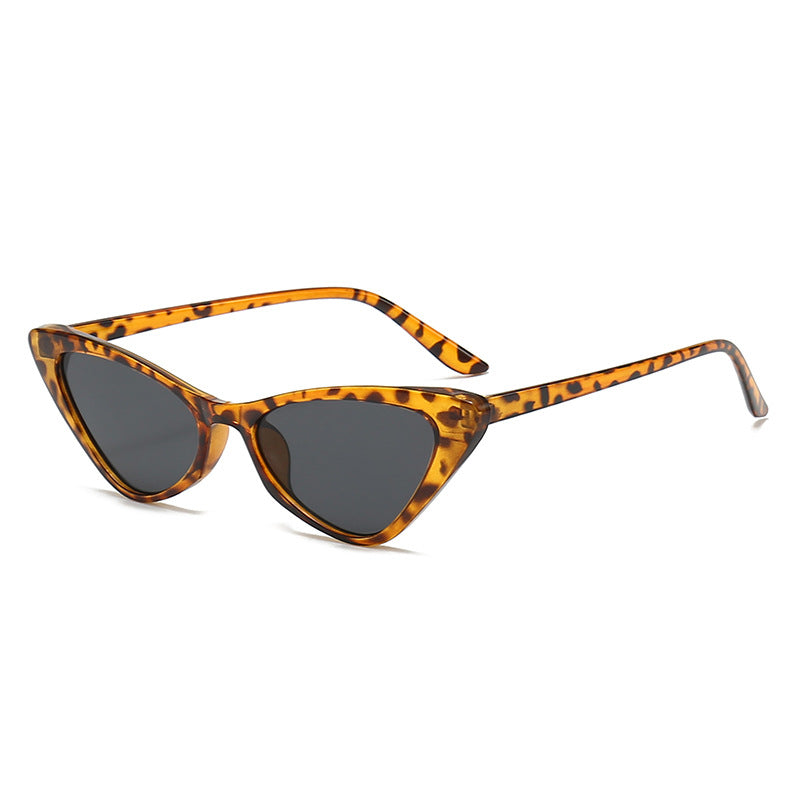 Damen stilvolle Cat-Eye Sonnenbrille mit glänzendem Kunststoffrahmen Karnz