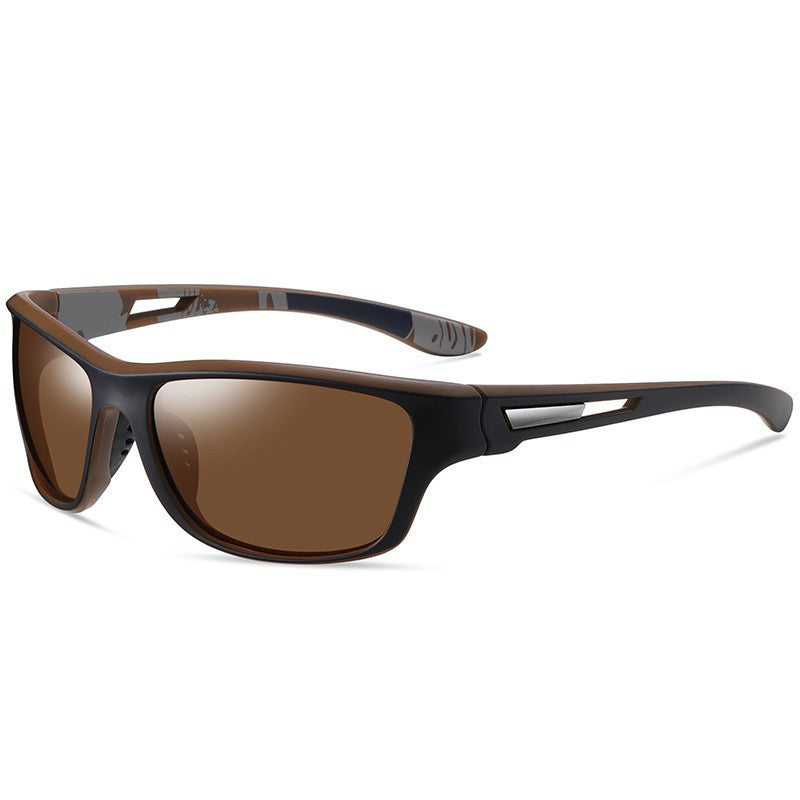 Herren Sportsonnenbrille mit kratzfesten Gläsern und ergonomischem Design Karnz